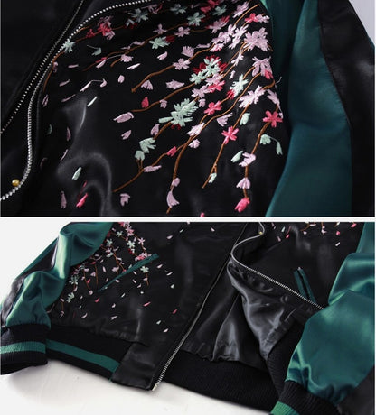 golden fish bomber jacket