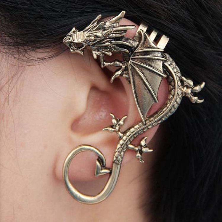 dragon japanese earring