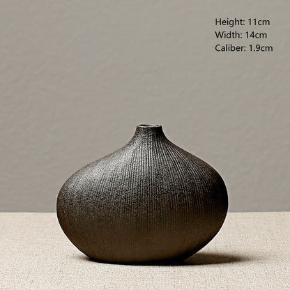 stoneware ceramic vase size
