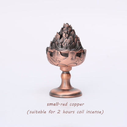 antique gold incense burner