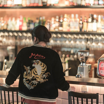 double faced bomber jacket