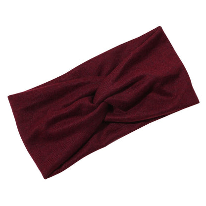 knitting cross headband