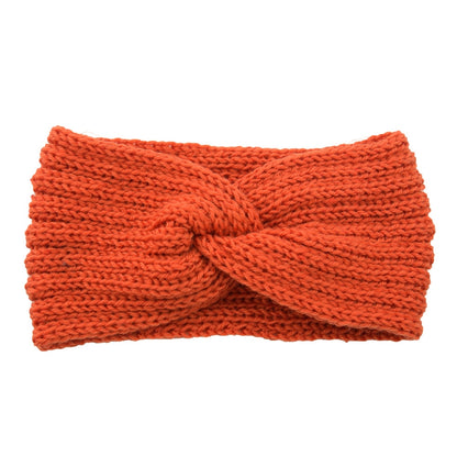 knitting cross headband