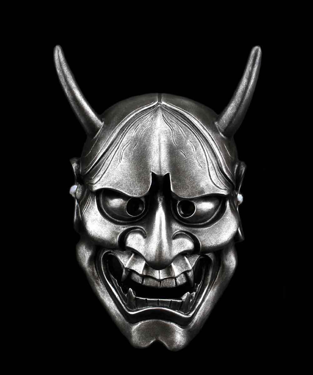 grey hannya mask