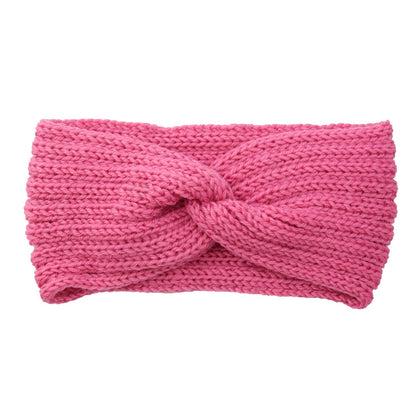 knitting cross headband