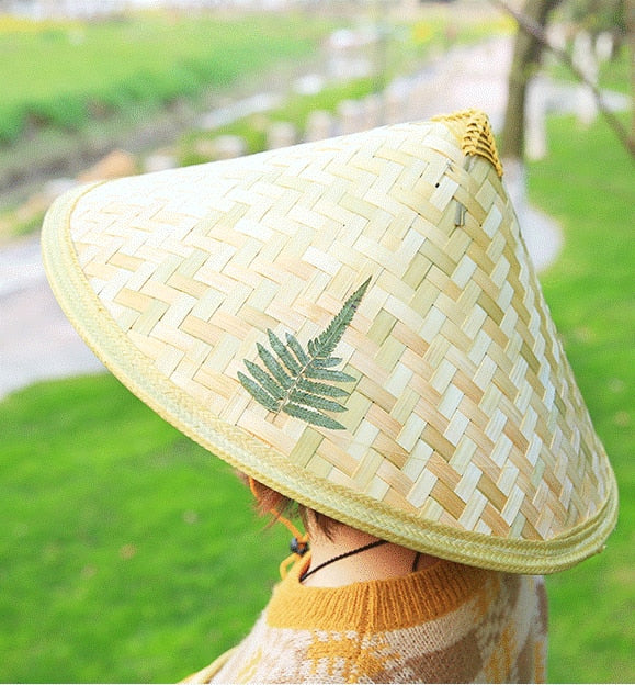 straw cone hat