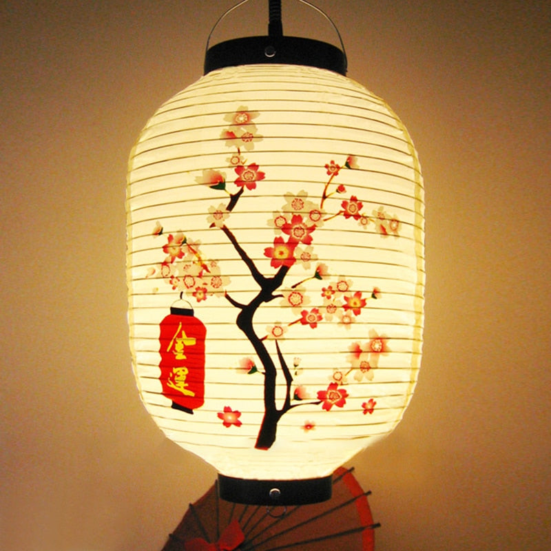Japanese Flowers waterproof Lantern