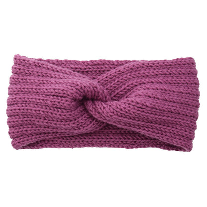 knitting cross headband