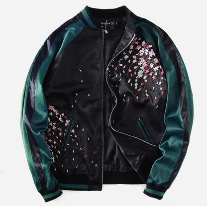 golden fish bomber jacket