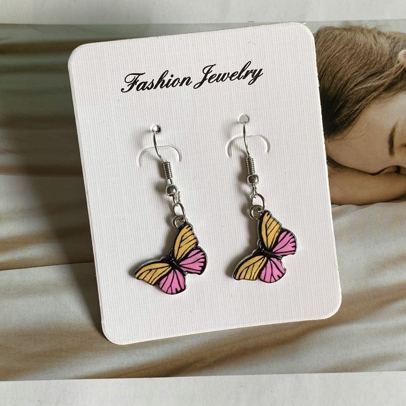 butterfly style earring