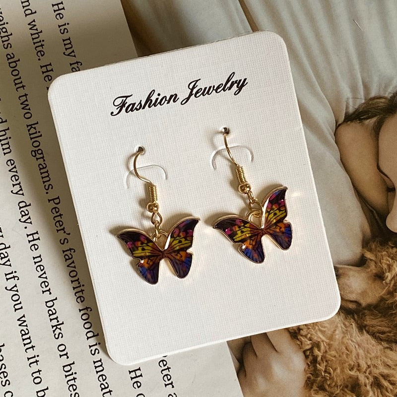 butterfly style earring