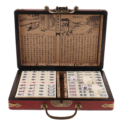 antique mahjong board game