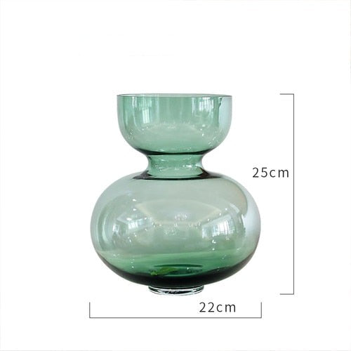 crystal clear vase size