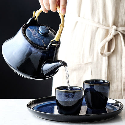 kiln glaze teaset
