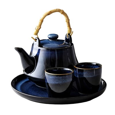 kiln glaze teaset