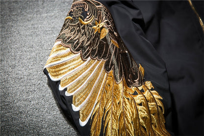 golden wing bomber jacket