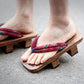 lattice japanese sandals