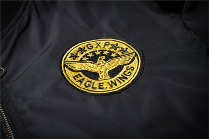 golden wing bomber jacket
