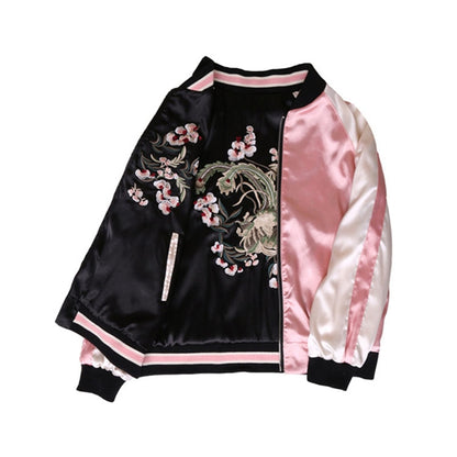 floral love bomber jacket