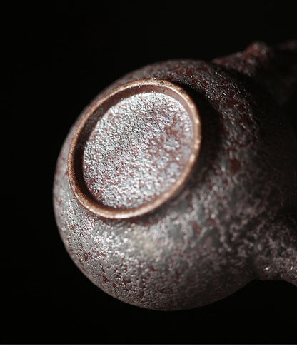 rust glazed tea set