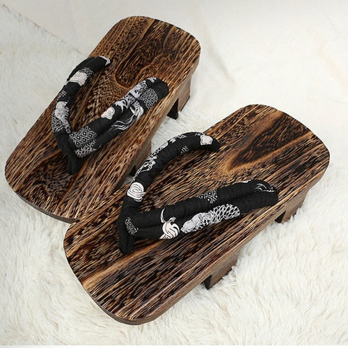 lattice japanese sandals
