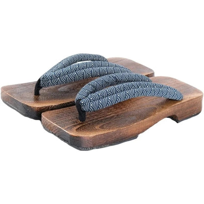 flat foot wooden sandals