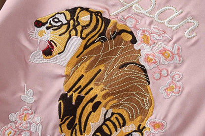 tiger roar bomber jacket