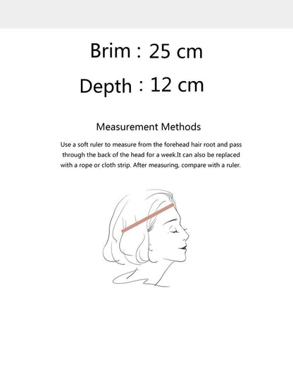 wide brim straw hat size