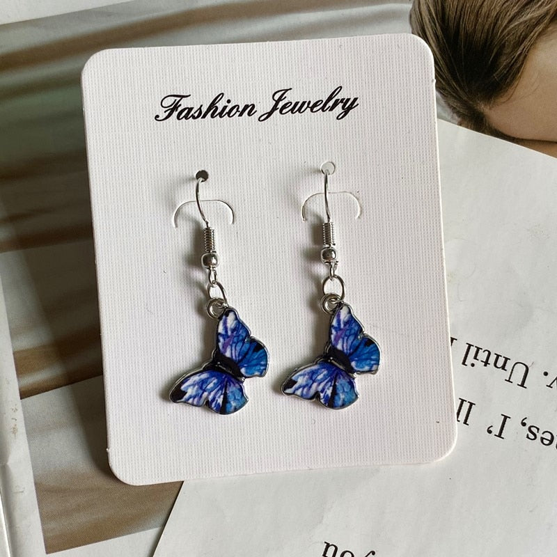 butterfly style earring