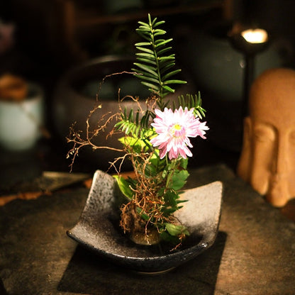 open bowl vase