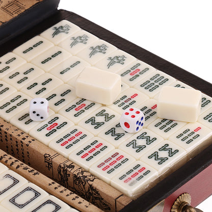antique mahjong board game