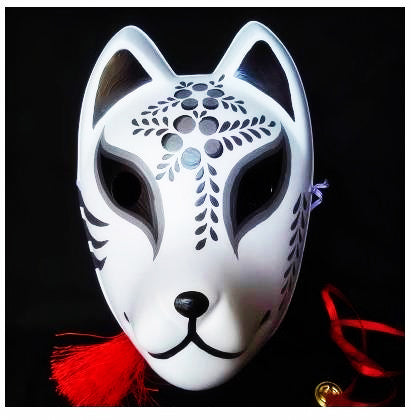 head kitsune mask