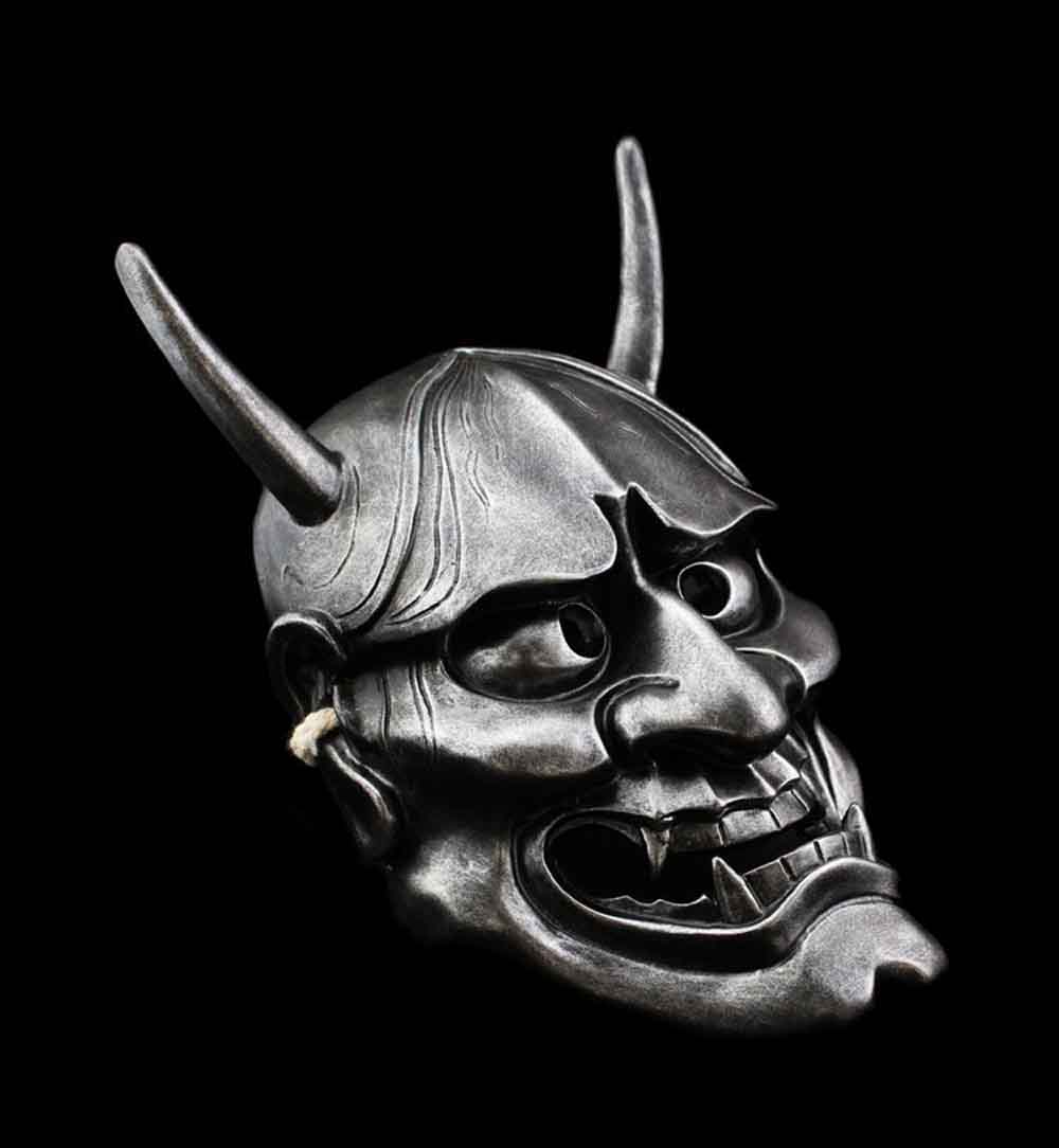 grey hannya mask