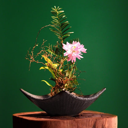 open bowl vase