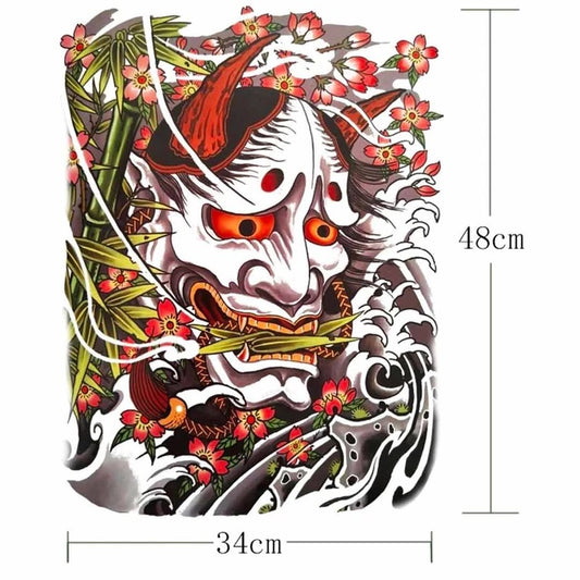 🎴Kyojuro Rengoku🔥• ONI 100% handmade ✍🏻 Worldwide shipping📦 DM to  order👈⛩ #Hannya #mask #hannyamask #japanesemask #tattoo…