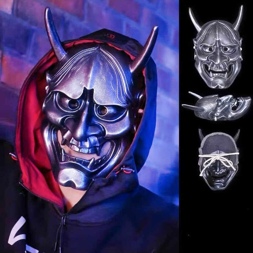 grey hannya mask