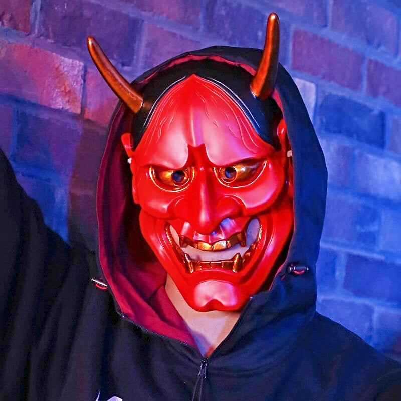 red hannya mask