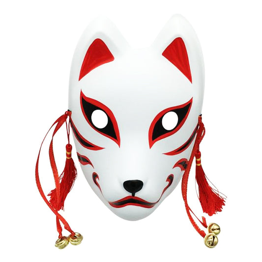 Traditional Kitsune Mask a Traditional Mask for Wearing & Deco Traditional Kitsune  Mask, Traditional Mask to Wear and Decorate 