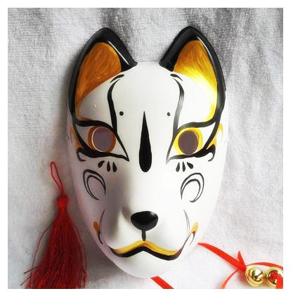 Kitnetsu Mask Kitsune Mask Cosplay – Japanese Oni Masks