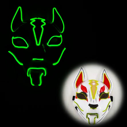 green led mask