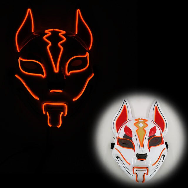 orange led mask