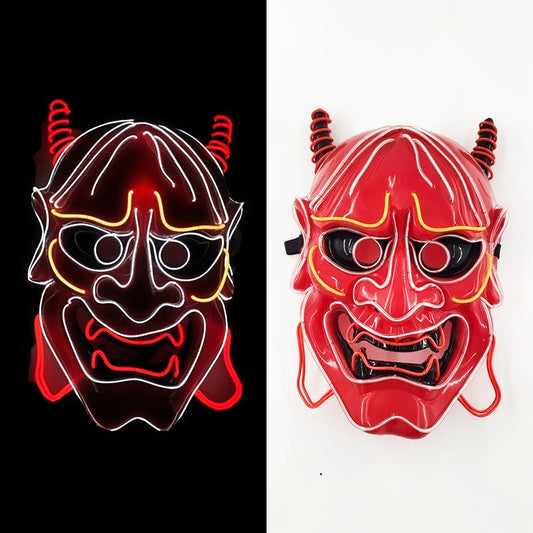 led hannya mask