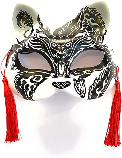 neko cat kitsune mask