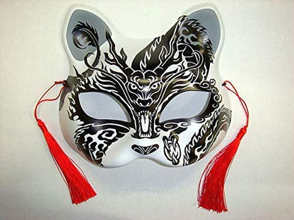 neko cat kitsune mask
