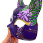purple kitsune mask