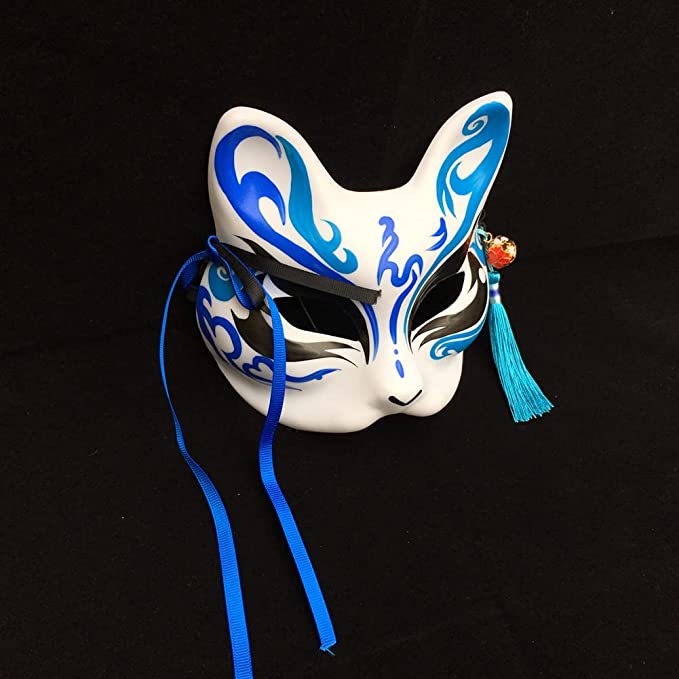 blue spirit kitsune mask