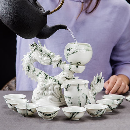 dragon tea set