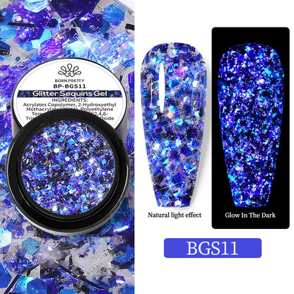 varnish glitter gel