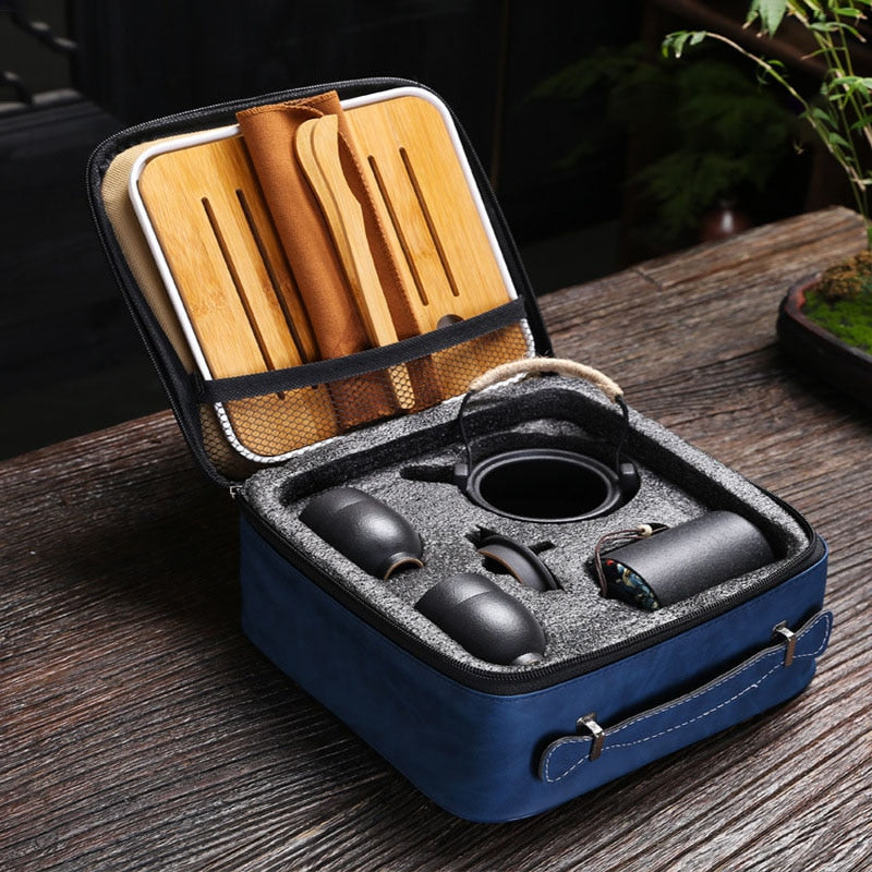 Portable Kung Fu Japanese Tea Set – Japanese Oni Masks