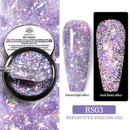 varnish glitter gel